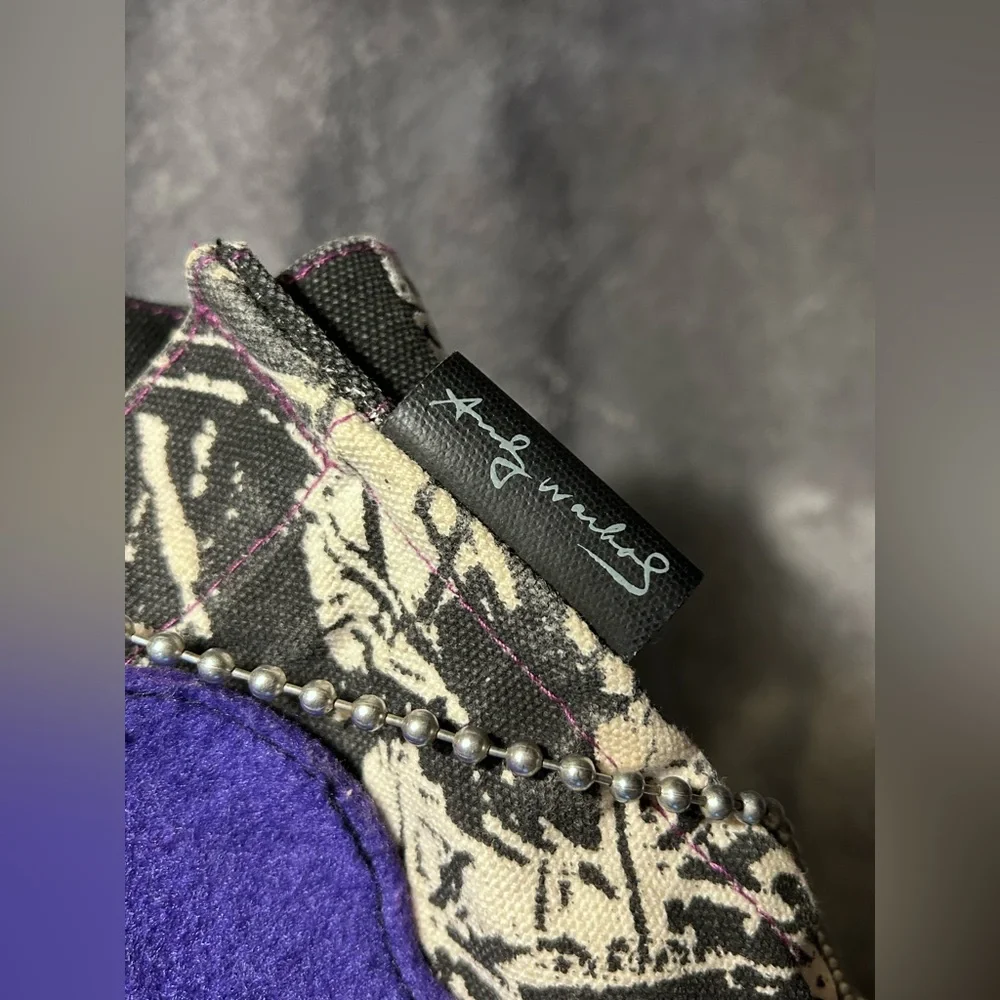 Andy Warhol x NY Visual Arts Floral Felt Tote w/ Banana Wallet - Picture 5 of 12